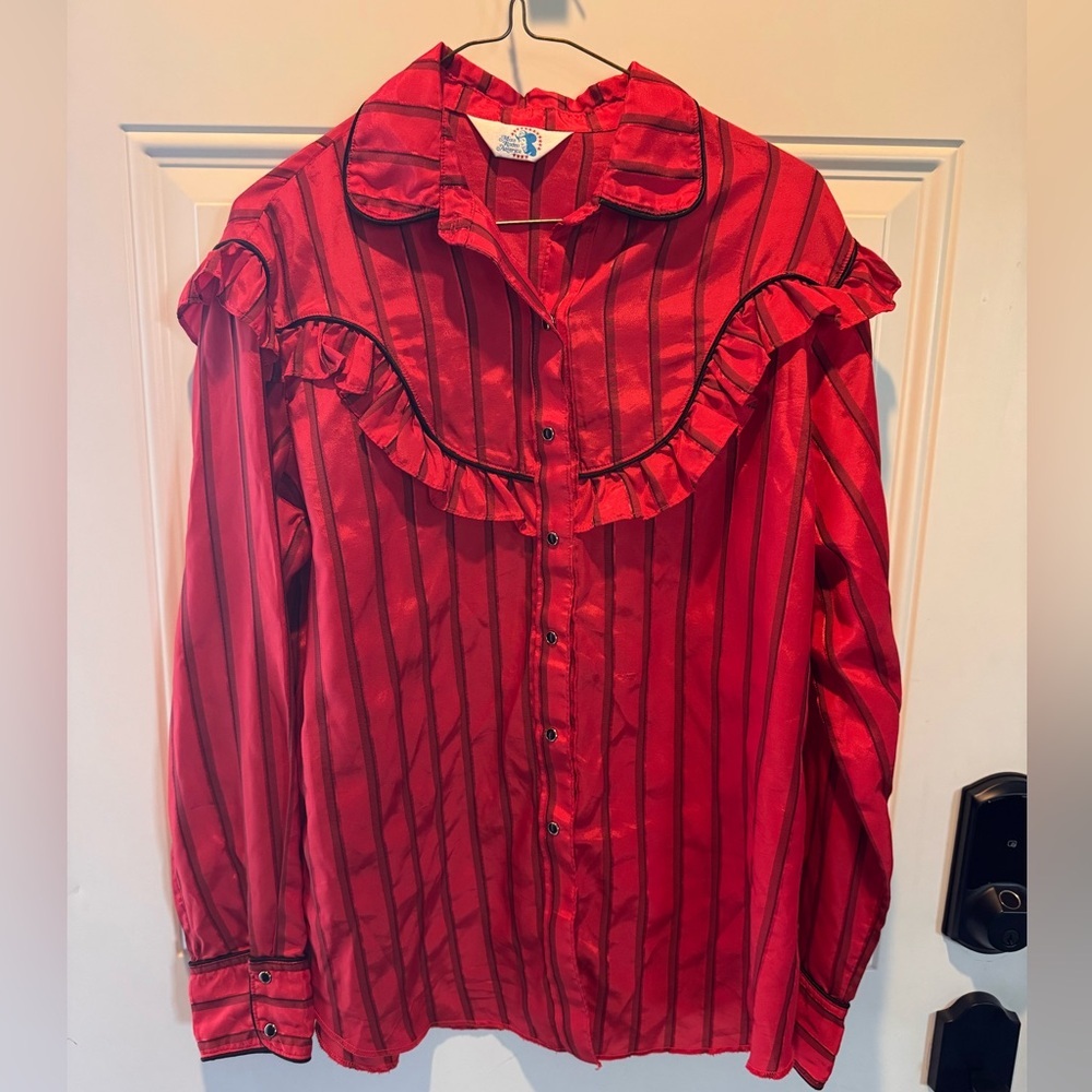 Vintage Miss Rodeo America Button Down Shirt